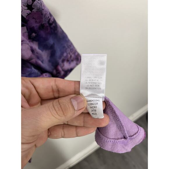 Y2K 90s Fairy Psychedelic Witchy Floral Mandala Boho Top 0X Flowy Artsy Hippie - Picture 7 of 14